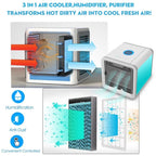 Cosima | Mobile Air Conditioner | 3-in-1 Cooler, Humidifier & Purifier | USB, 500ml