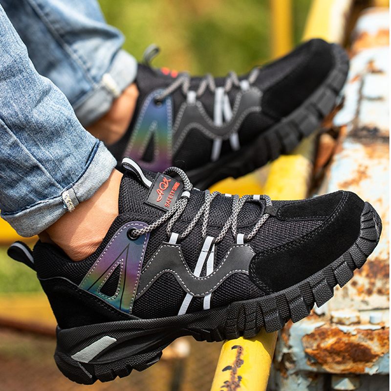 Marlow | Safety Shoes | Anti-Smash, Steel Toe, Non-Slip | Reflective, Breathable