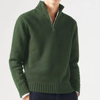 Calla | Men's Half-Zip Pullover Sweater | Wool Blend, Warm