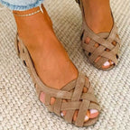 Romy | Women's Orthopedic Sandals | Cutout Detail, Open Toe | Summer