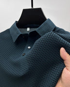 Linnea | Men's Mesh Polo Shirt | Short Sleeve, Breathable | Summer