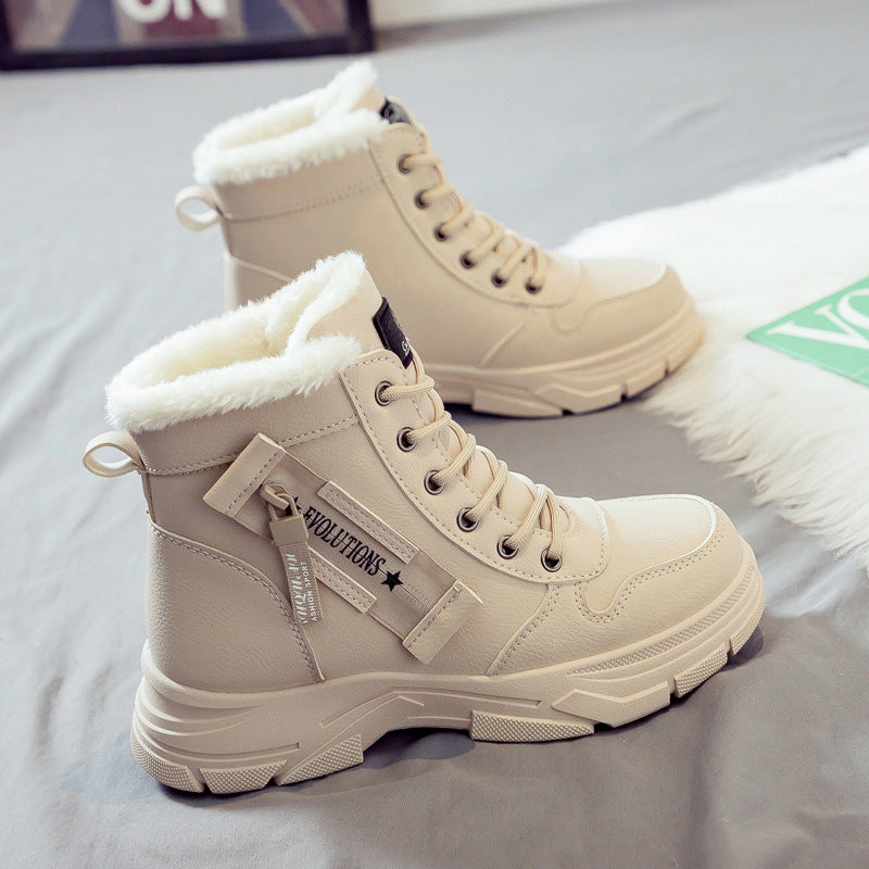 Women Lined Winter Boots Anti Slip