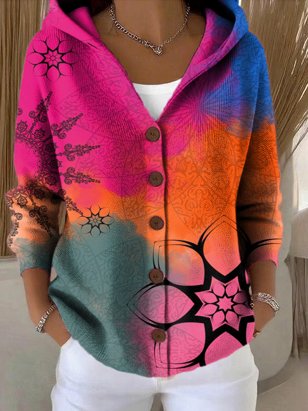 Xena | Women Patchwork Hooded Cardigan Vest