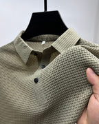 Linnea | Men's Mesh Polo Shirt | Short Sleeve, Breathable | Summer