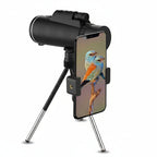 Solene | Monocular Telescope | Waterproof, Night Vision, 12x Zoom | Black