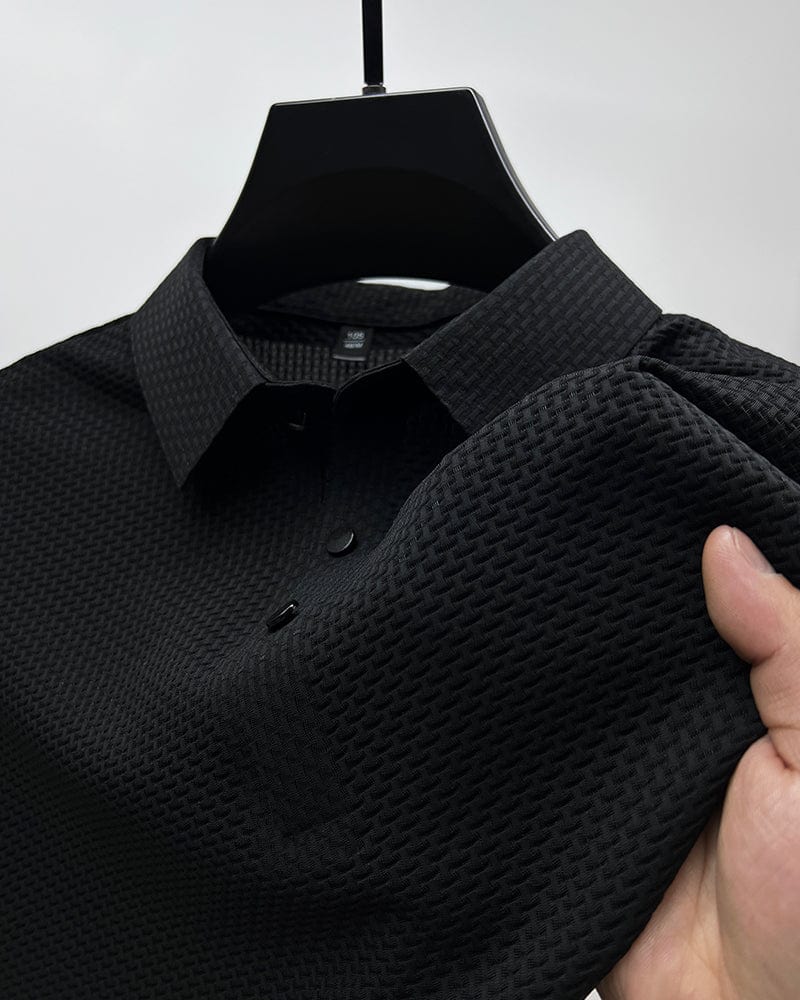 Linnea | Men's Mesh Polo Shirt | Short Sleeve, Breathable | Summer