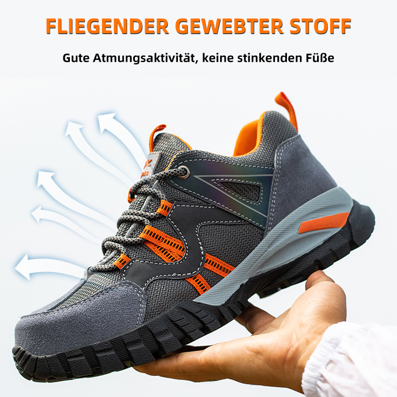 Marlow | Safety Shoes | Anti-Smash, Steel Toe, Non-Slip | Reflective, Breathable