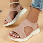 Ondine | Sport Sandals | Women's Ortho Cushioned, Knit Upper | Slip-On