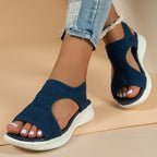 Ondine | Sport Sandals | Women's Ortho Cushioned, Knit Upper | Slip-On
