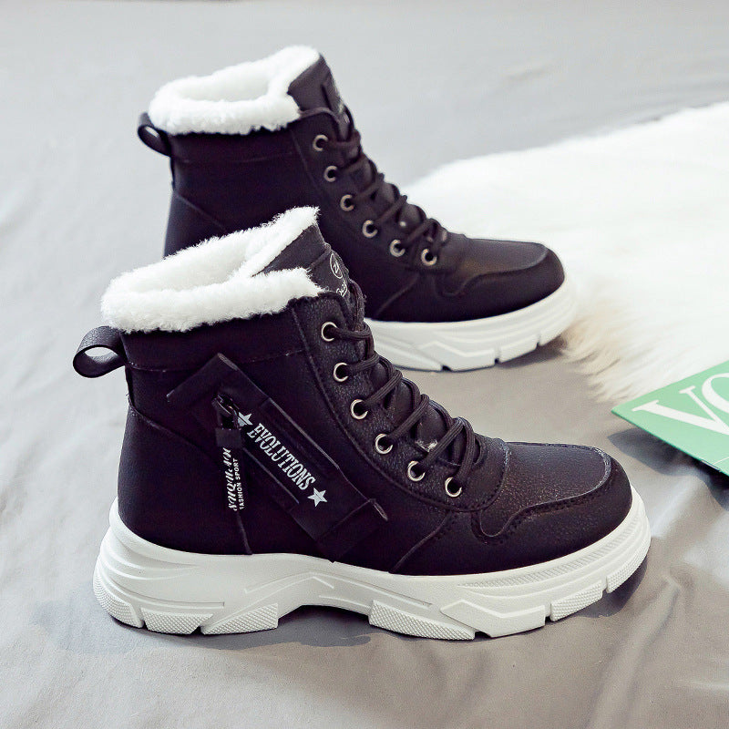Women Lined Winter Boots Anti Slip