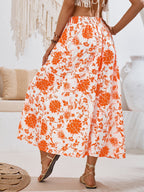 Maxi Skirt Women Floral Print Flowing Summer | Valentina