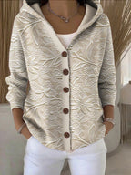 Xena | Women Patchwork Hooded Cardigan Vest