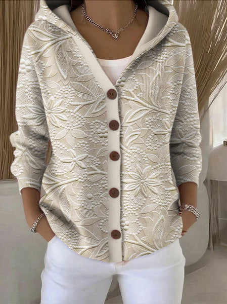 Xena | Women Patchwork Hooded Cardigan Vest