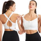 Women Sports Bra High Support Wire Free
