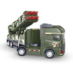 Xena | Military Toy Truck | Pull-Back, Light & Sound | Kids 3+