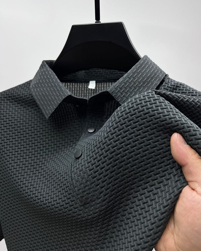 Linnea | Men's Mesh Polo Shirt | Short Sleeve, Breathable | Summer