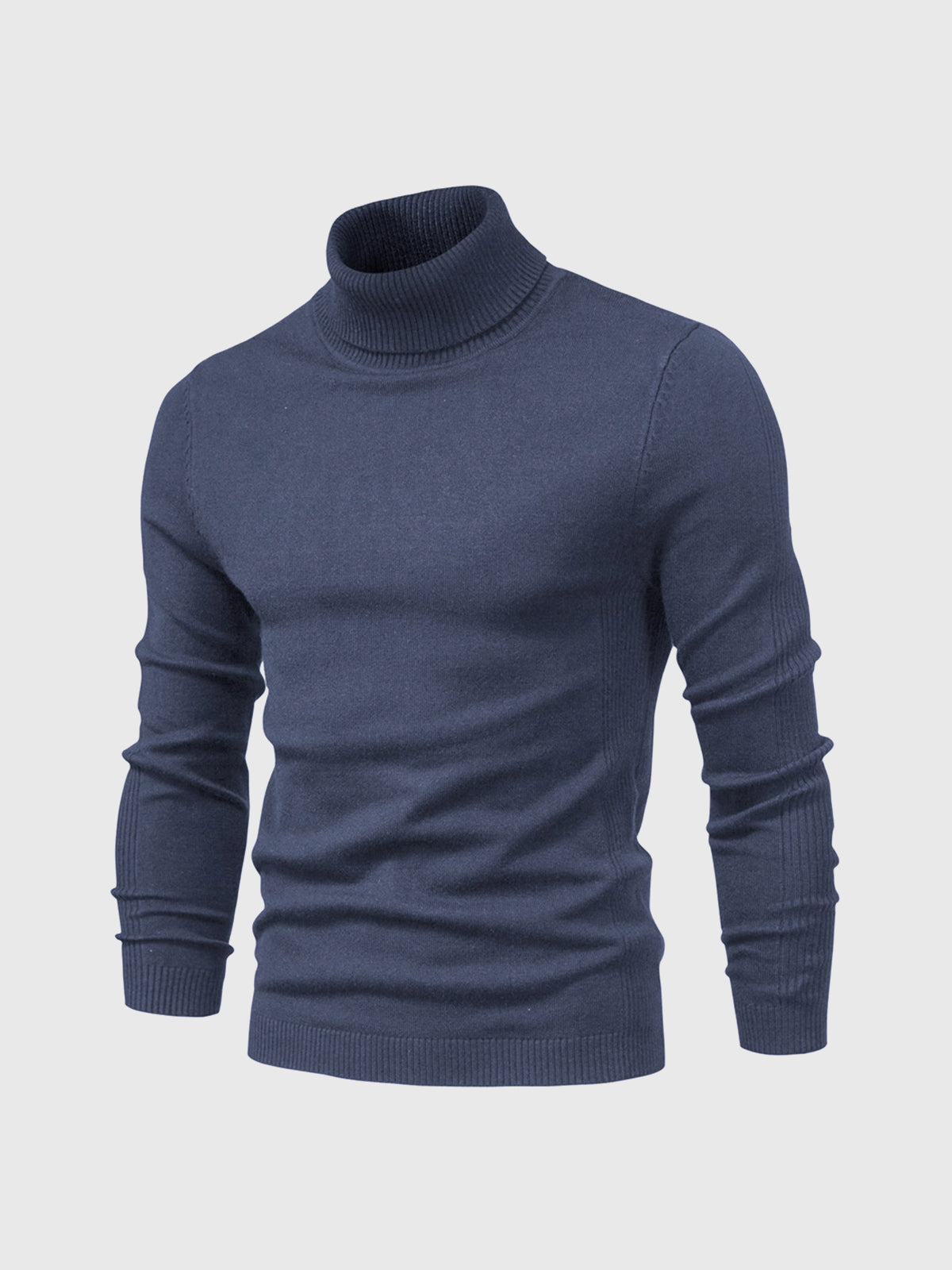 Edith | Men's Turtleneck Sweater | Autumn, Slim Fit | Cotton, Versatile