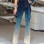 Jumpsuit | One Shoulder Disco, Wide Leg Ombre | Maren