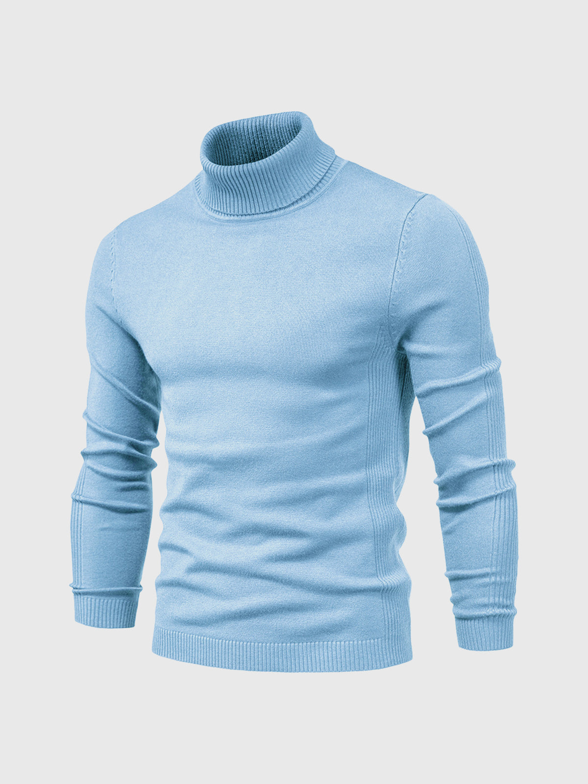 Edith | Men's Turtleneck Sweater | Autumn, Slim Fit | Cotton, Versatile