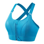 Women Sports Bra High Support Wire Free