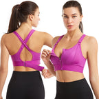 Women Sports Bra High Support Wire Free