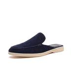 Della | Men's Slip-On Loafers | Backless, Suede Style | Casual