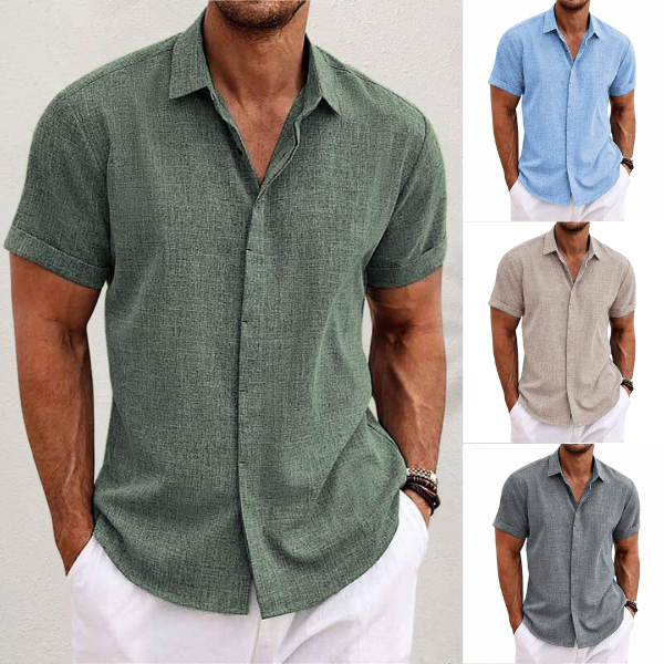 Xanthe | Men's Linen Shirt | Lightweight, Breathable, Summer