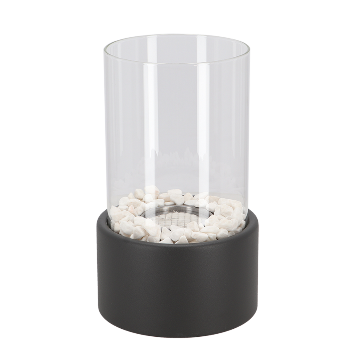 Fleur | Oil Lamp | Decorative Ethanol Flame Lamp | Metal & Glass, Indoor & Outdoor