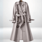 Women Trench Coat Insulated Mid Length