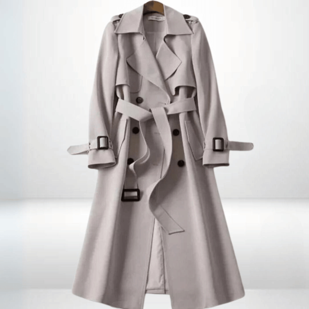 Women Trench Coat Insulated Mid Length