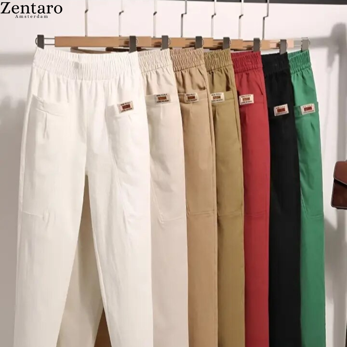 Clea | Women's Cotton Pants | Elasticated, All-Season | Multiple Colors