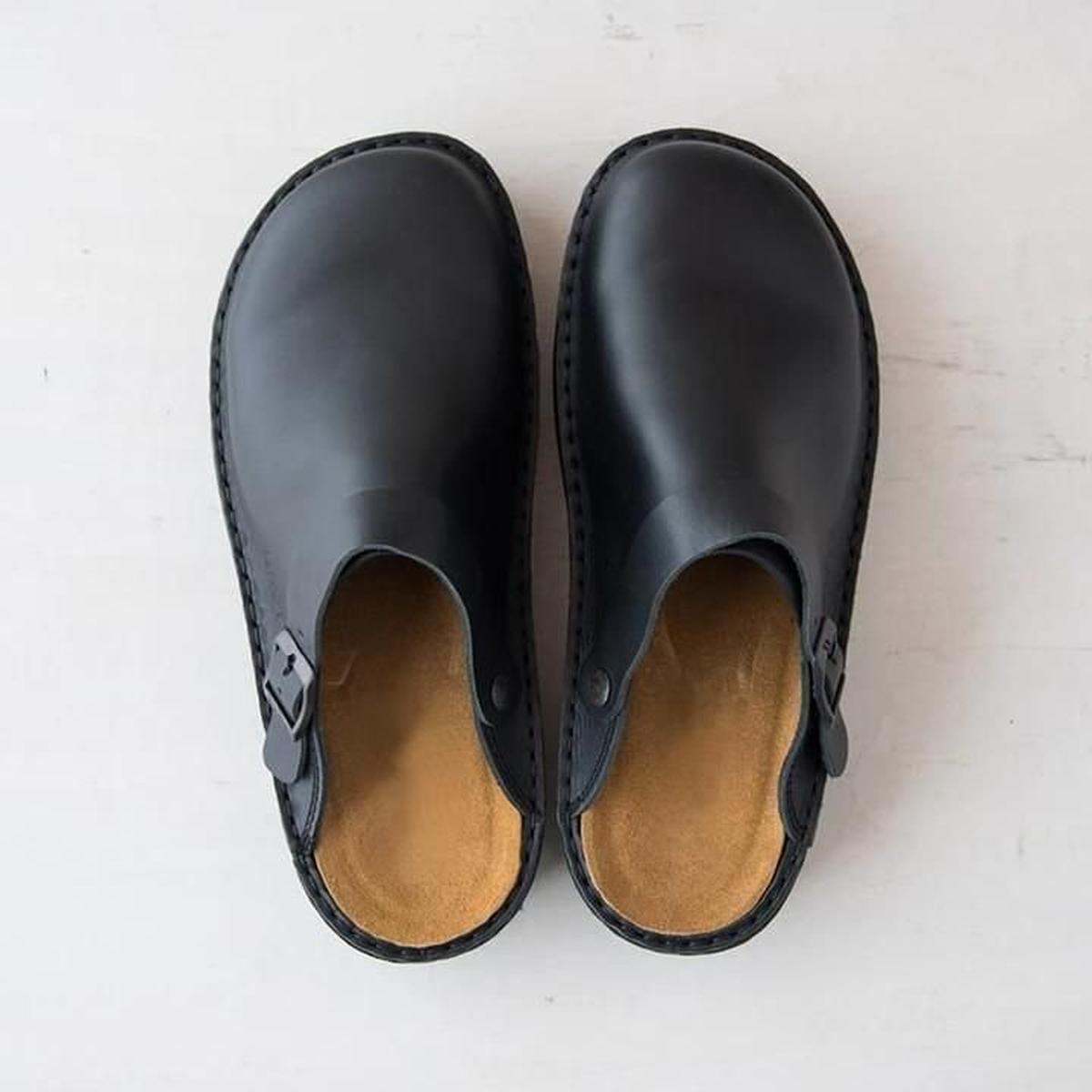 Arch Support Slippers Men Leather Wide Fit Orthopedic Indoor