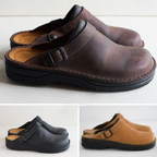 Marlowe | Men Leather Orthopedic Clogs Non-Slip