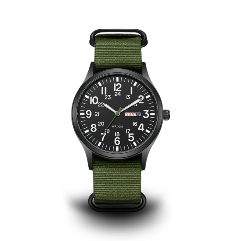 Lena | Military Watch | Outdoor, Water-Resistant | Luminous Dial, Quartz