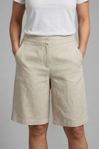 Women's Shorts | High Waisted Tailored Summer | Relaxed Everyday Fit