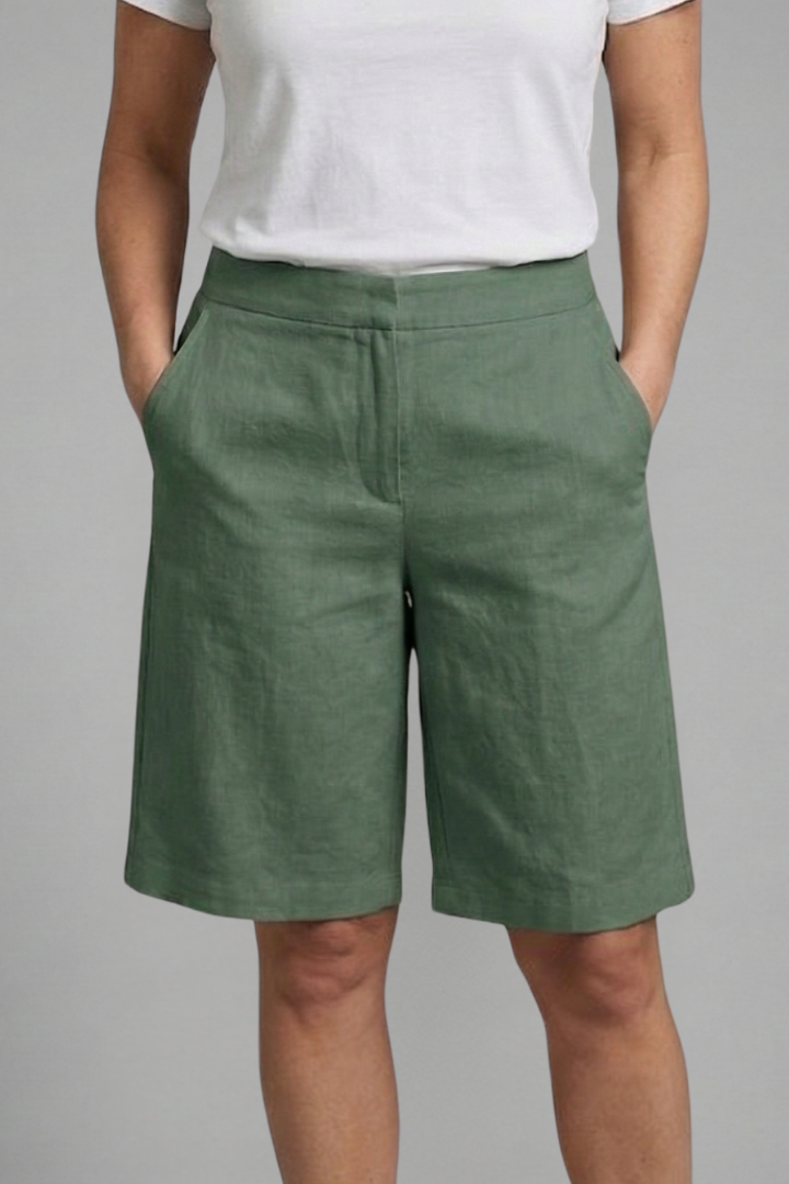 Women's Shorts | High Waisted Tailored Summer | Relaxed Everyday Fit