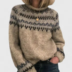 Luna | Women Knit Jumper Nordic Pattern