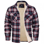 Mila | Men's Sherpa Lined Plaid Shirt Jacket | Warm, Button-Down