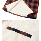 Mila | Men's Sherpa Lined Plaid Shirt Jacket | Warm, Button-Down