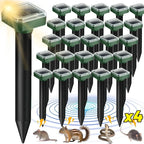 Solar Animal Repeller Waterproof Snake Rat Deterrent Vibration Pack