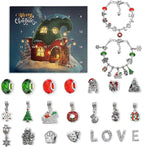 Jewelry Advent Calendar 24 Days Christmas Countdown Ring Necklace Earrings