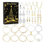 Jewelry Advent Calendar Christmas 24 Day Women Earring Bracelet Set