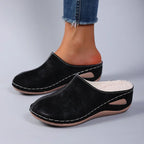 Orthopedic Slippers Women Cozy Warm Plush Cushioned Arch Support