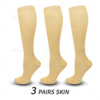 Vada | Compression Socks | Knee High, 15-20 mmHg | 3 Pairs, Unisex