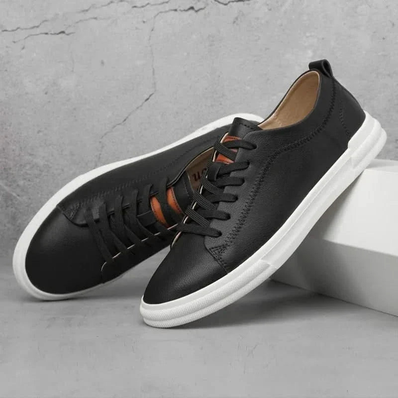 Leather Sneakers Genuine Italian Leather