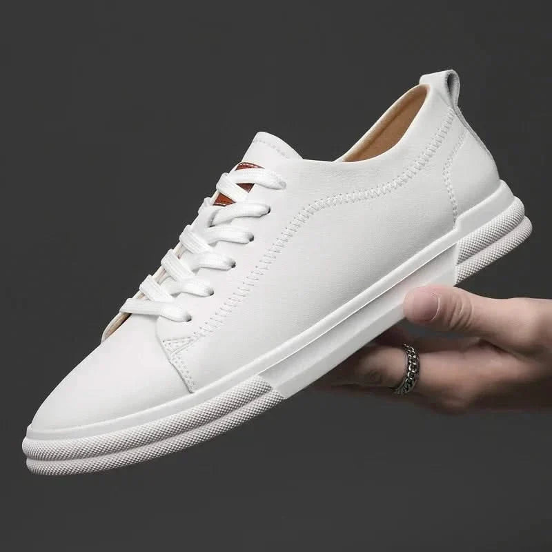 Leather Sneakers Genuine Italian Leather