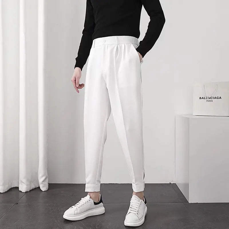 Men's Pleated Trousers | Relaxed Fit, Smart Casual | Zelda