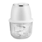 Food Chopper Electric Meat Grinder 350ml USB Rechargeable 6 Blade