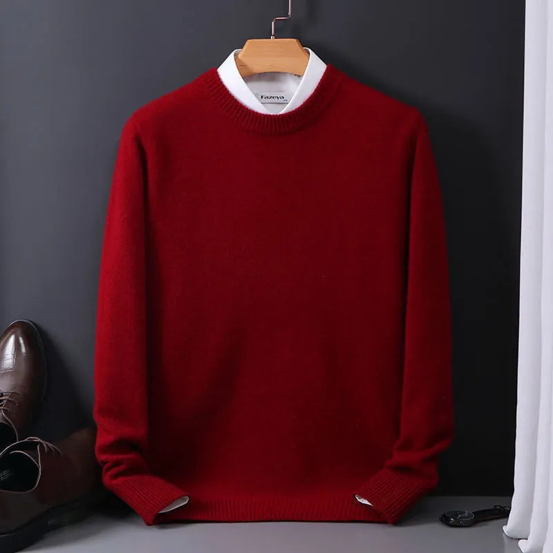 Ottavia | Men's Cashmere Sweater | Round Neck, Autumn Winter | Slim Fit