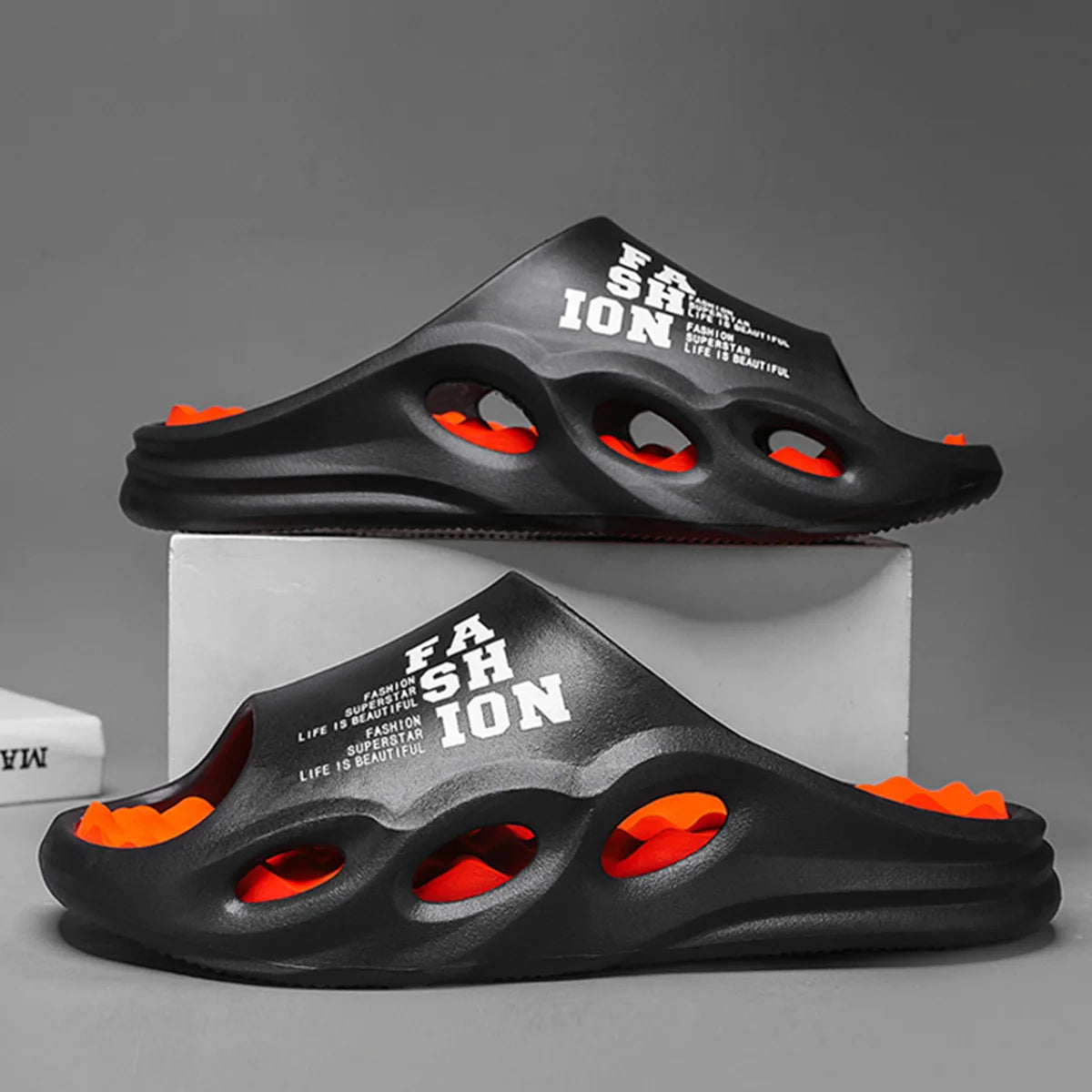 Men Orthopedic Sandals | Thick Sole Non-Slip Summer Massage Slippers